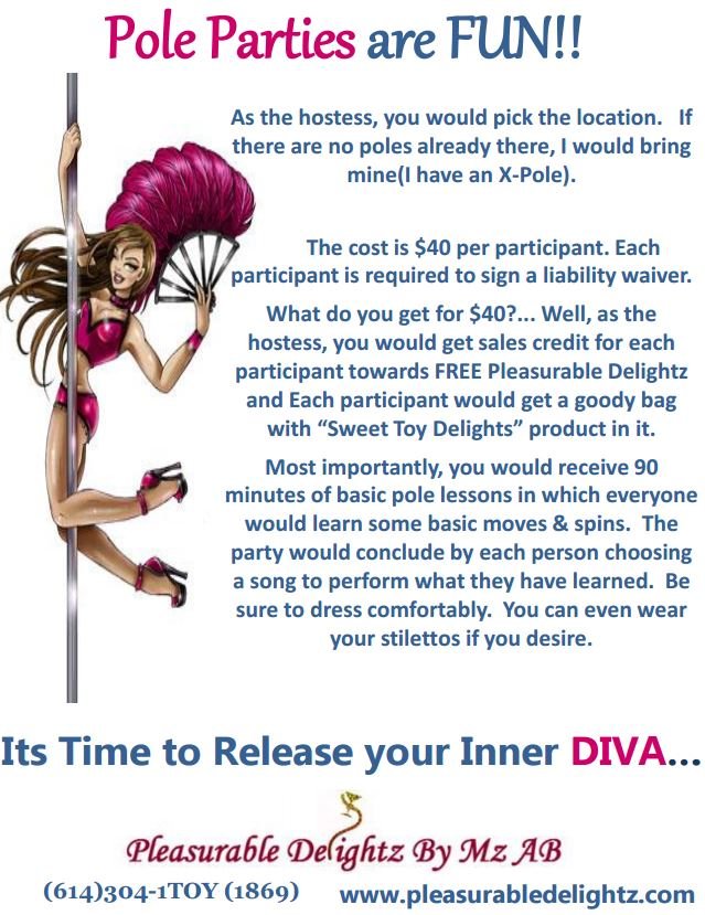 Pole Parties Are FUN!! Columbus Ohio Pole Parties